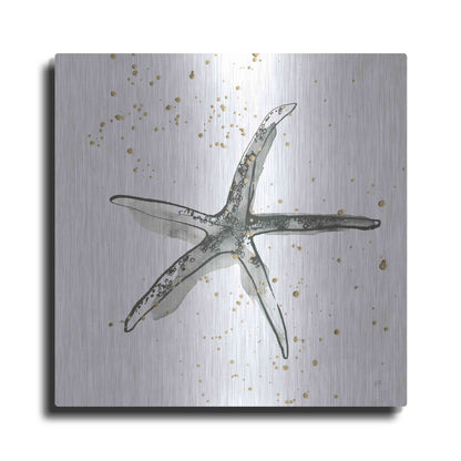 Luxe Metal Art 'Starfish III' by Chris Paschke, Metal Wall Art