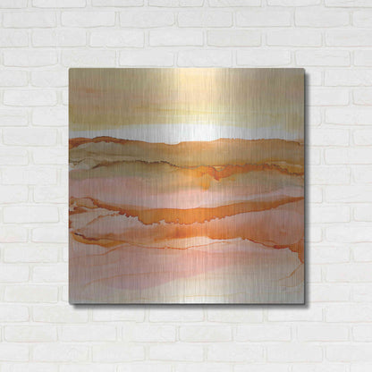 Luxe Metal Art 'Desertscape I' by Chris Paschke, Metal Wall Art,36x36