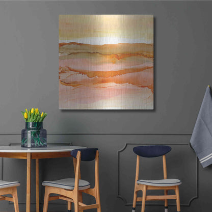 Luxe Metal Art 'Desertscape I' by Chris Paschke, Metal Wall Art,36x36