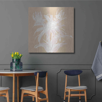 Luxe Metal Art 'Echinacea III' by Chris Paschke, Metal Wall Art,36x36