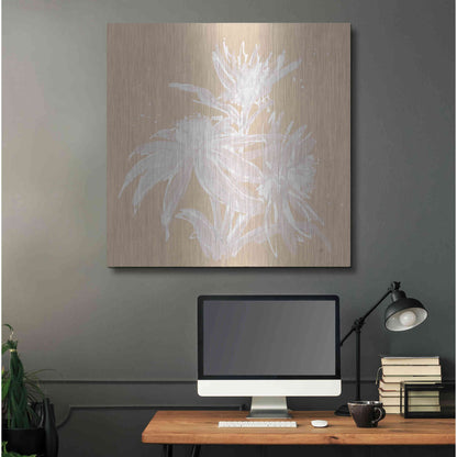 Luxe Metal Art 'Echinacea IV' by Chris Paschke, Metal Wall Art,36x36