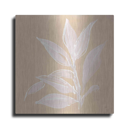 Luxe Metal Art 'Leaf Study I' by Chris Paschke, Metal Wall Art