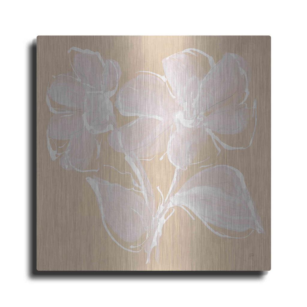 Luxe Metal Art 'Poppy II' by Chris Paschke, Metal Wall Art