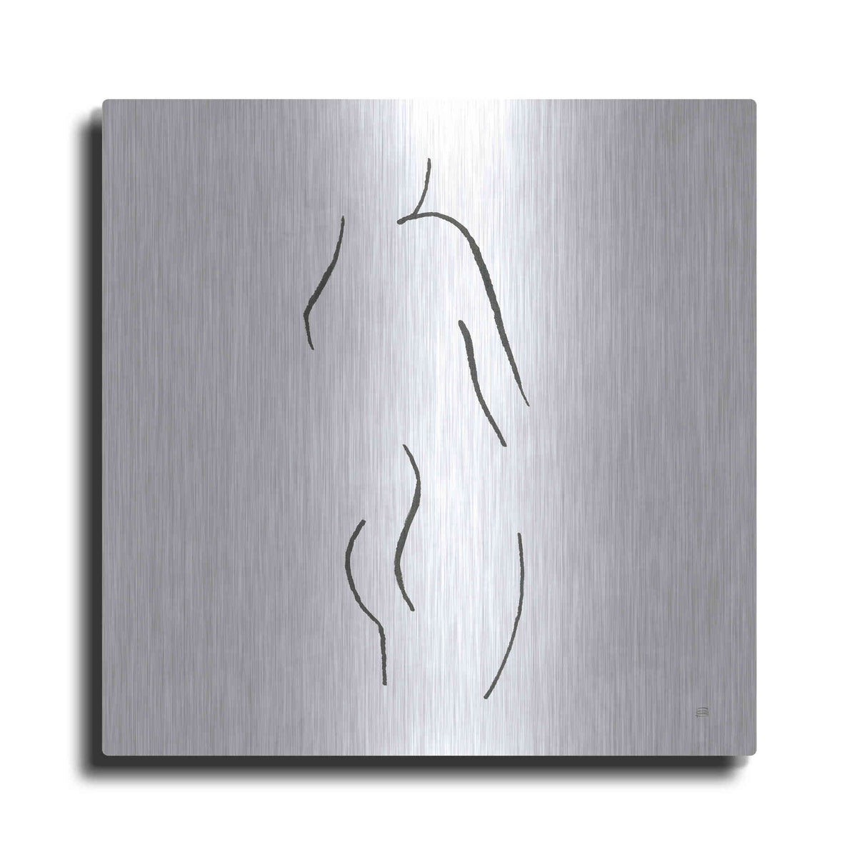 Luxe Metal Art 'Cheeky I' by Chris Paschke, Metal Wall Art