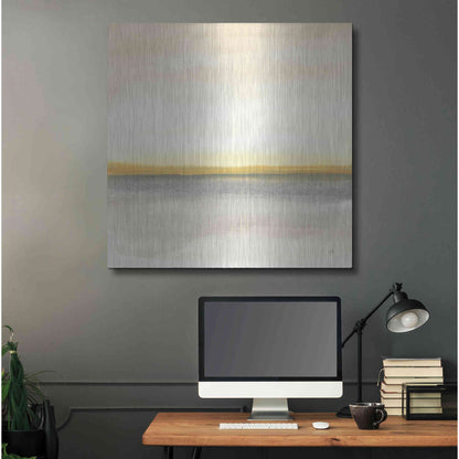 Luxe Metal Art 'Flatland I' by Chris Paschke, Metal Wall Art,36x36