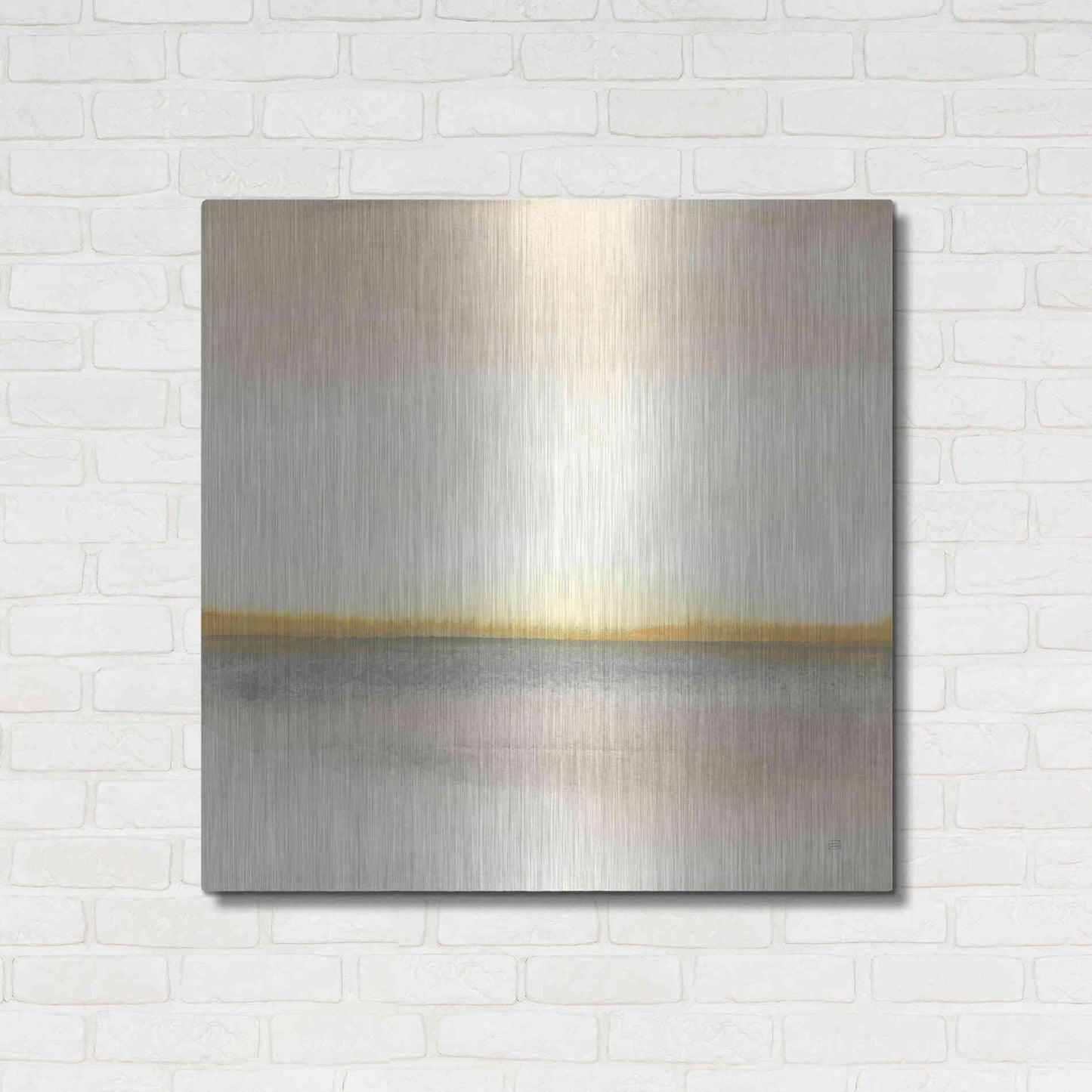 Luxe Metal Art 'Flatland II' by Chris Paschke, Metal Wall Art,36x36