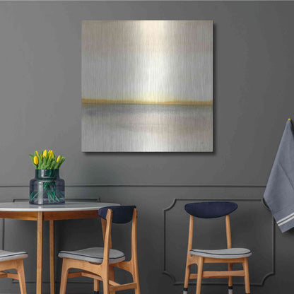 Luxe Metal Art 'Flatland II' by Chris Paschke, Metal Wall Art,36x36