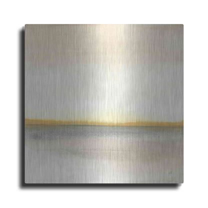 Luxe Metal Art 'Flatland II' by Chris Paschke, Metal Wall Art
