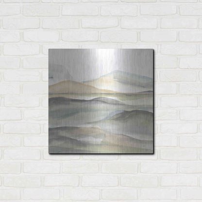Luxe Metal Art 'Valleyscape I' by Chris Paschke, Metal Wall Art,24x24
