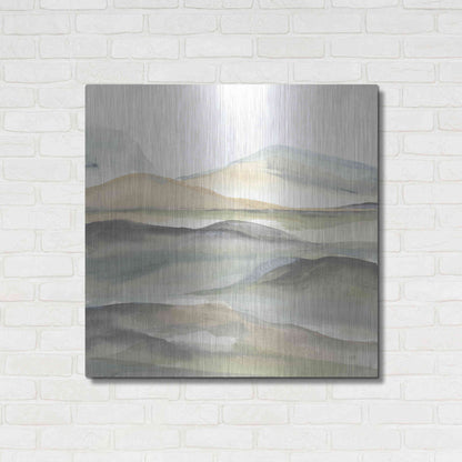 Luxe Metal Art 'Valleyscape I' by Chris Paschke, Metal Wall Art,36x36