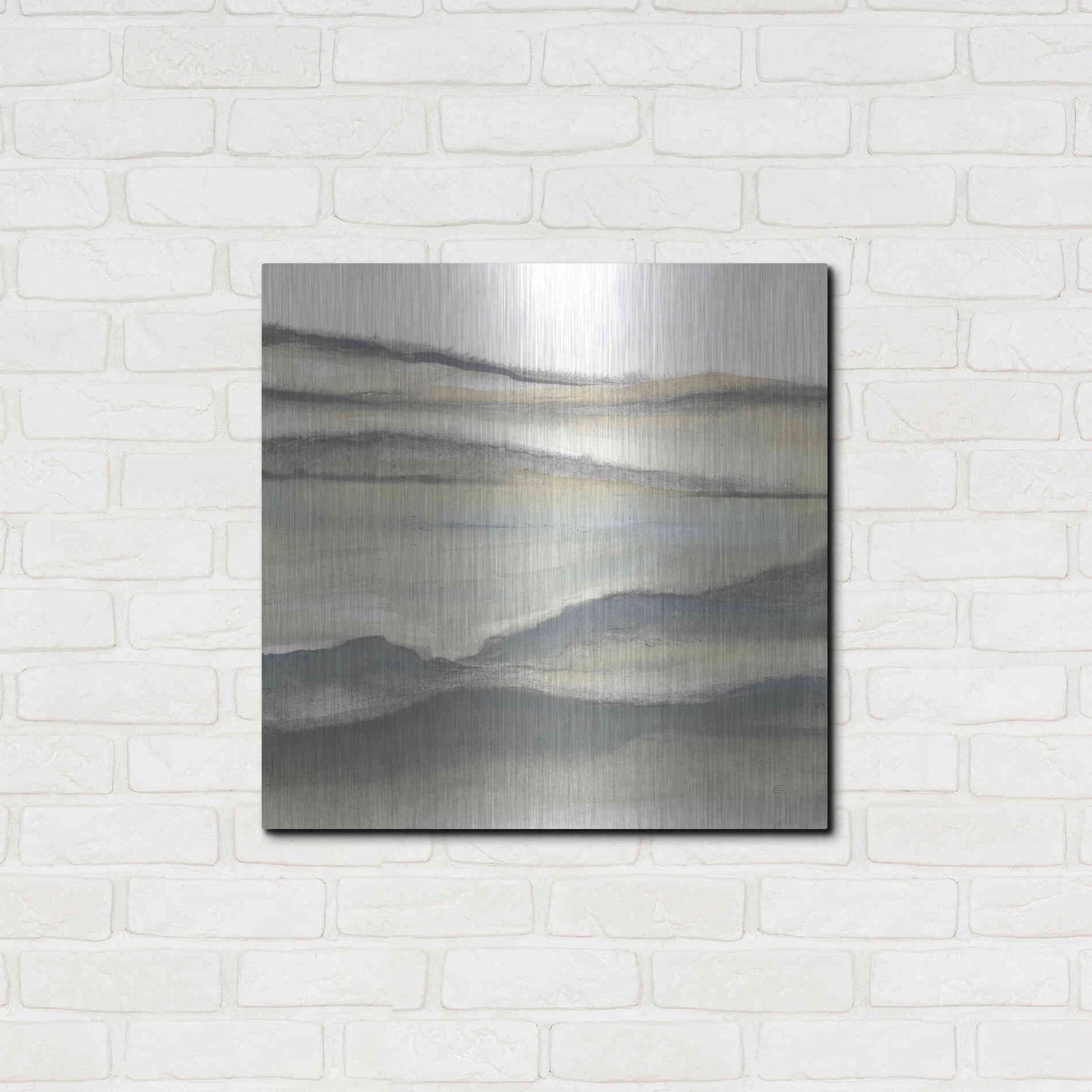 Luxe Metal Art 'Valleyscape II' by Chris Paschke, Metal Wall Art,24x24