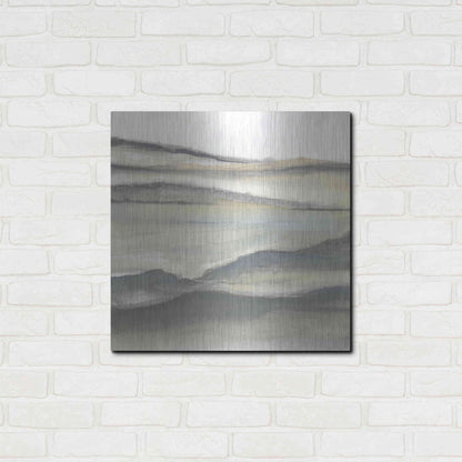 Luxe Metal Art 'Valleyscape II' by Chris Paschke, Metal Wall Art,24x24