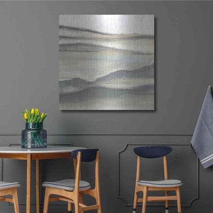 Luxe Metal Art 'Valleyscape II' by Chris Paschke, Metal Wall Art,36x36