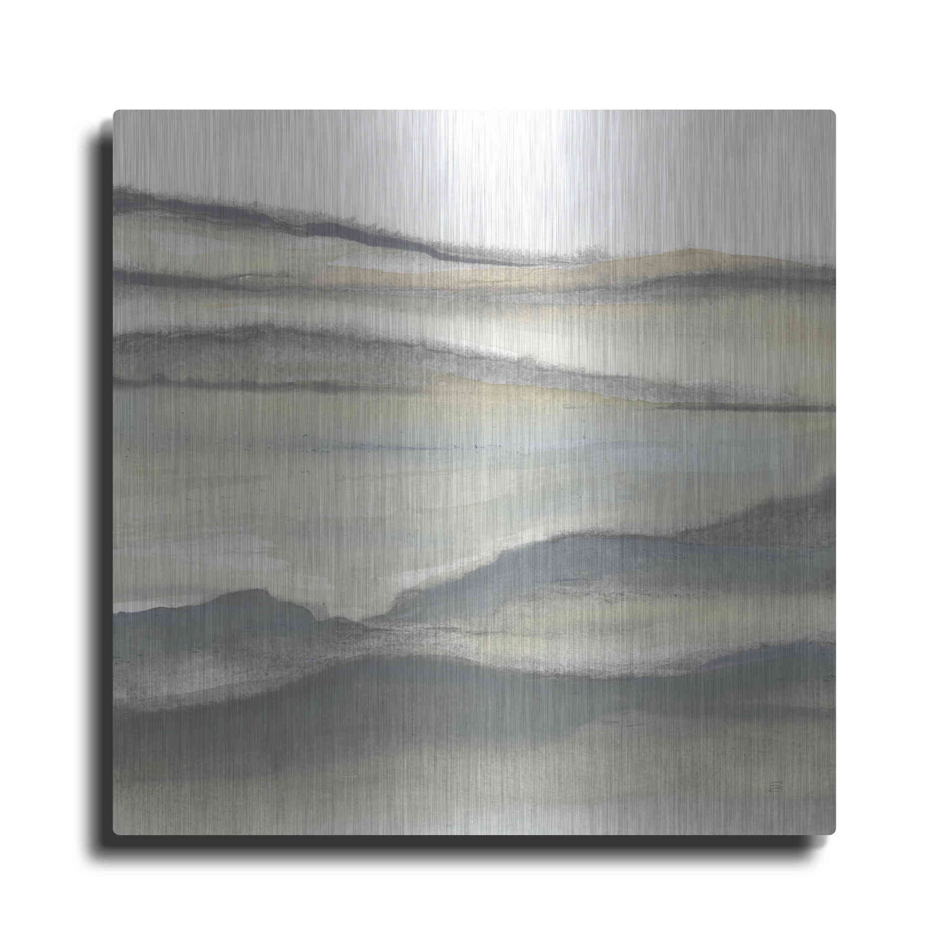 Luxe Metal Art 'Valleyscape II' by Chris Paschke, Metal Wall Art