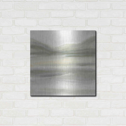 Luxe Metal Art 'Valleyscape IV' by Chris Paschke, Metal Wall Art,24x24