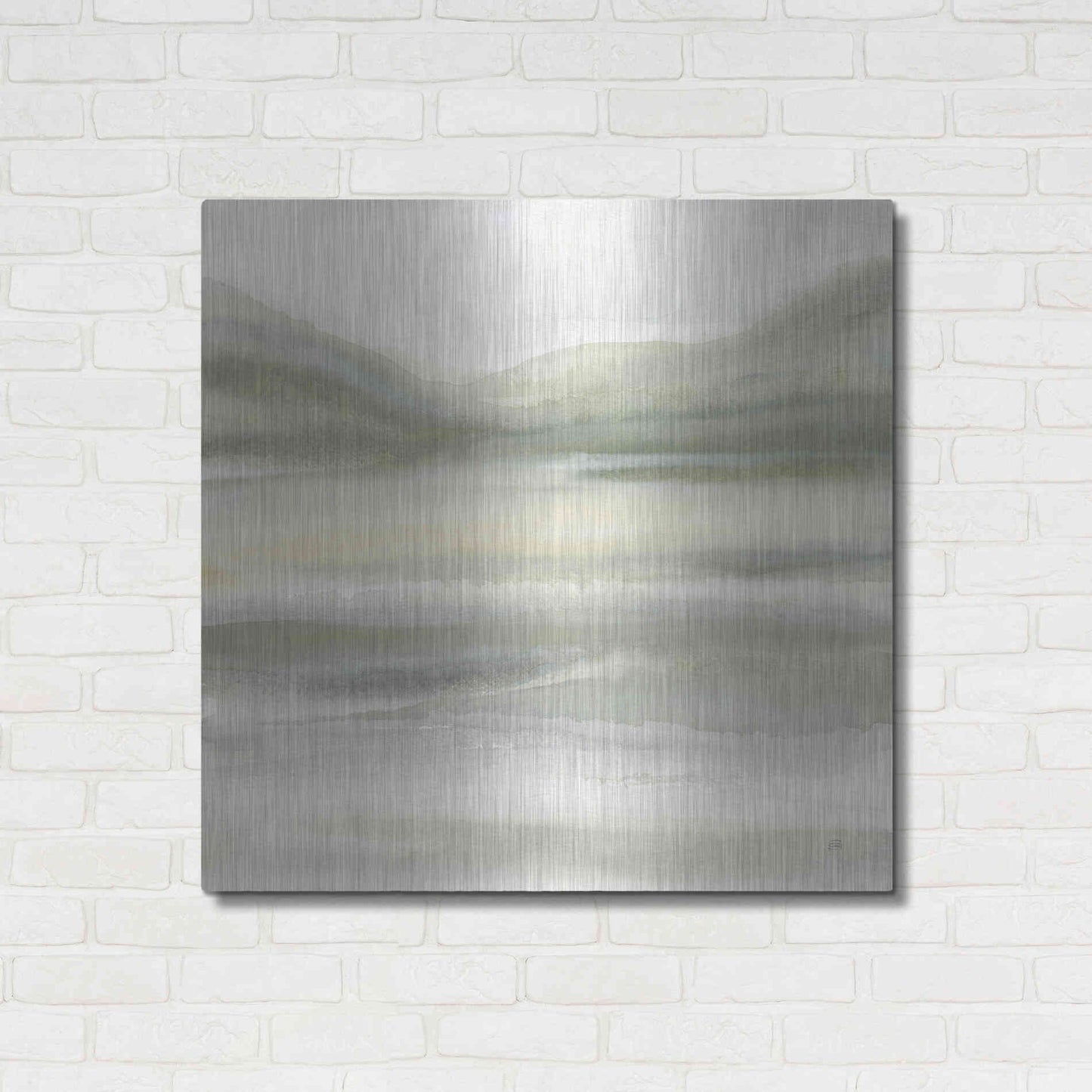 Luxe Metal Art 'Valleyscape IV' by Chris Paschke, Metal Wall Art,36x36
