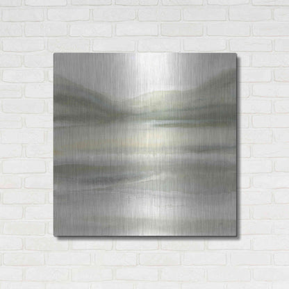 Luxe Metal Art 'Valleyscape IV' by Chris Paschke, Metal Wall Art,36x36