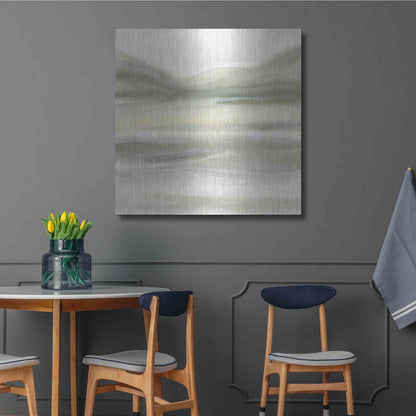 Luxe Metal Art 'Valleyscape IV' by Chris Paschke, Metal Wall Art,36x36
