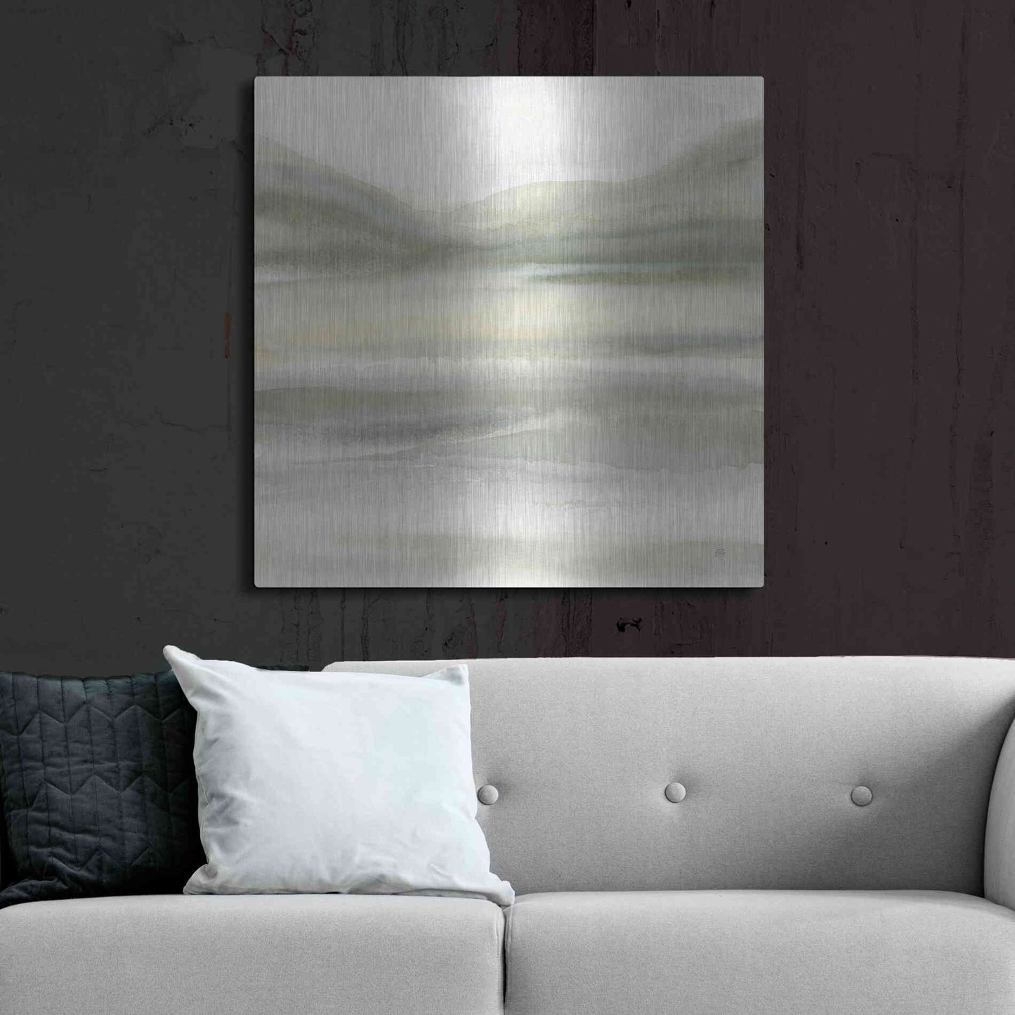 Luxe Metal Art 'Valleyscape IV' by Chris Paschke, Metal Wall Art,36x36