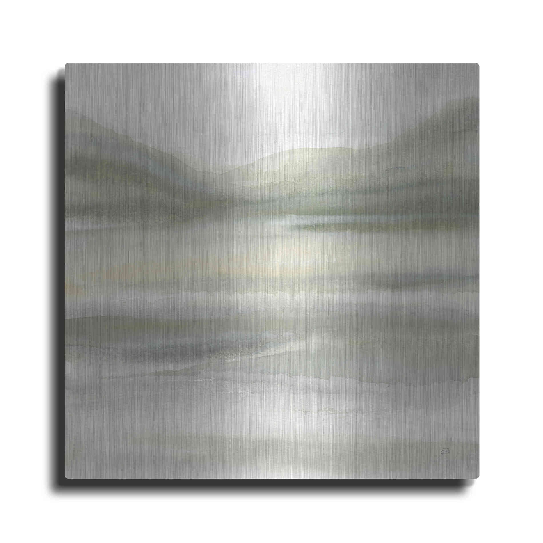 Luxe Metal Art 'Valleyscape IV' by Chris Paschke, Metal Wall Art
