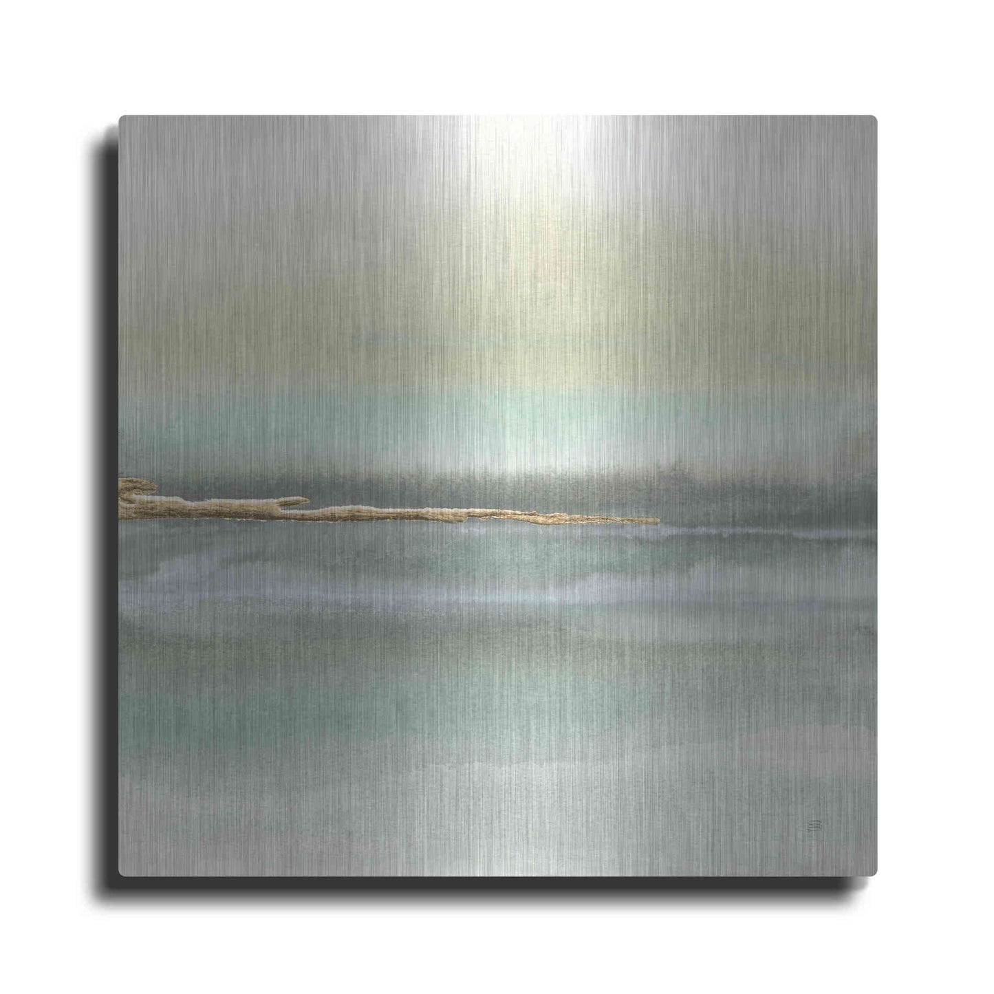 Luxe Metal Art 'Gold Earth II' by Chris Paschke, Metal Wall Art