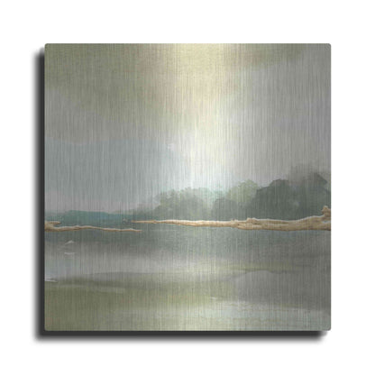 Luxe Metal Art 'Gold Earth III' by Chris Paschke, Metal Wall Art