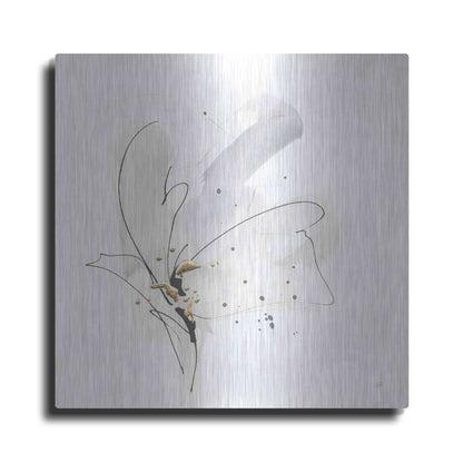 Luxe Metal Art 'Cool Gray II' by Chris Paschke, Metal Wall Art