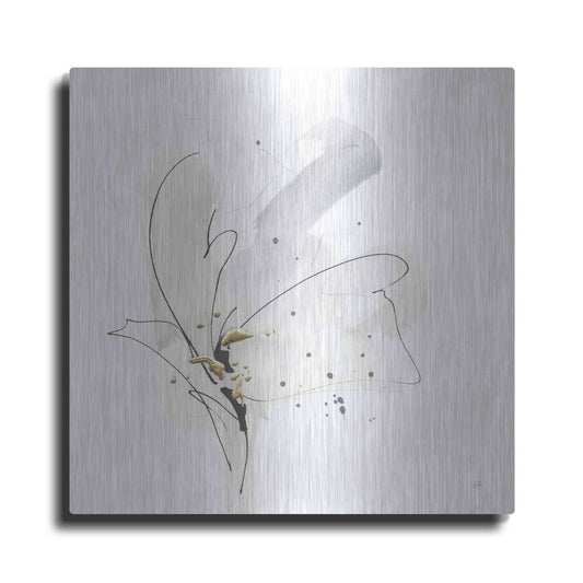 Luxe Metal Art 'Cool Gray II' by Chris Paschke, Metal Wall Art