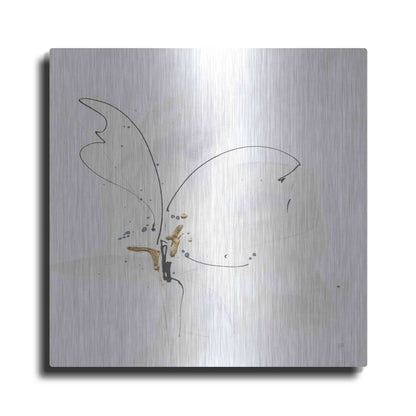 Luxe Metal Art 'Cool Gray VI' by Chris Paschke, Metal Wall Art