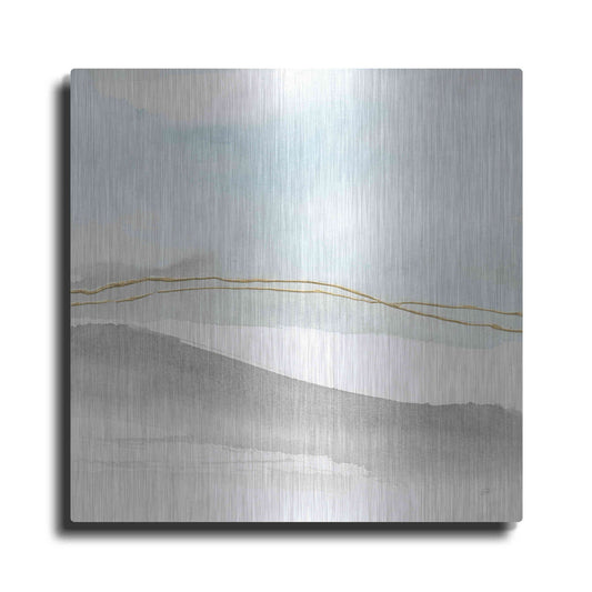 Luxe Metal Art 'Gold Horizon I' by Chris Paschke, Metal Wall Art