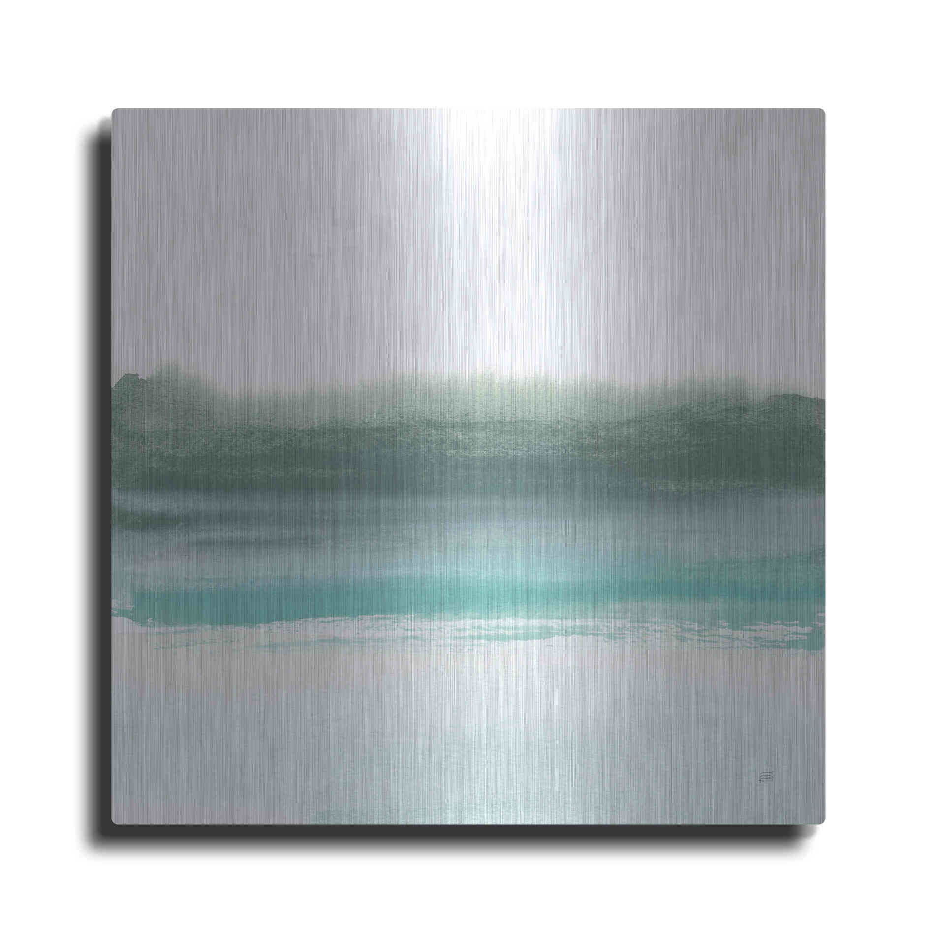 Luxe Metal Art 'Empowering Mint II' by Chris Paschke, Metal Wall Art