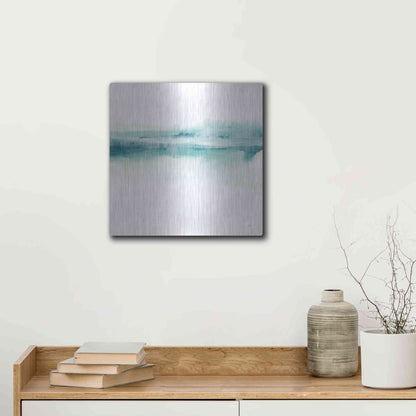 Luxe Metal Art 'Tint Mint I' by Chris Paschke, Metal Wall Art,12x12