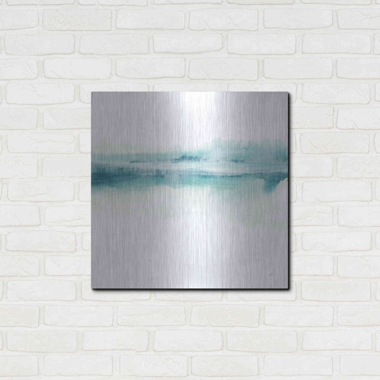 Luxe Metal Art 'Tint Mint I' by Chris Paschke, Metal Wall Art,24x24