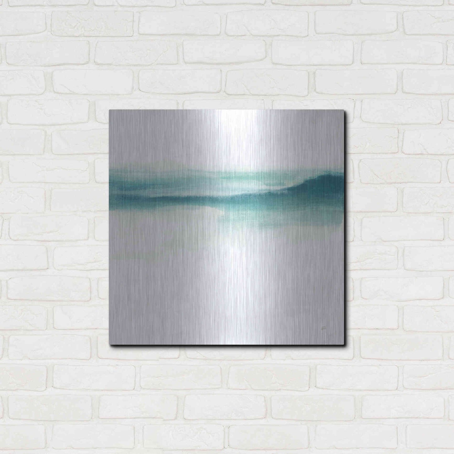 Luxe Metal Art 'Tint Mint II' by Chris Paschke, Metal Wall Art,24x24