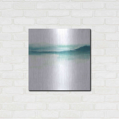 Luxe Metal Art 'Tint Mint II' by Chris Paschke, Metal Wall Art,24x24