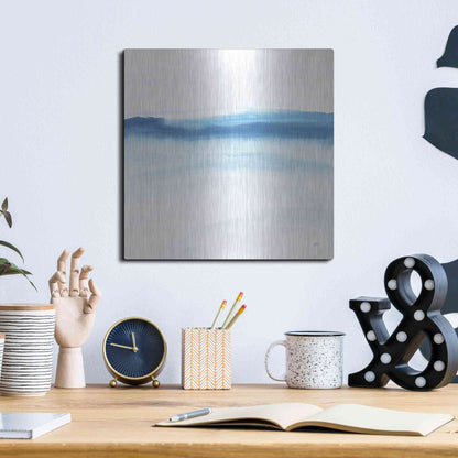 Luxe Metal Art 'Tint Purist II' by Chris Paschke, Metal Wall Art,12x12