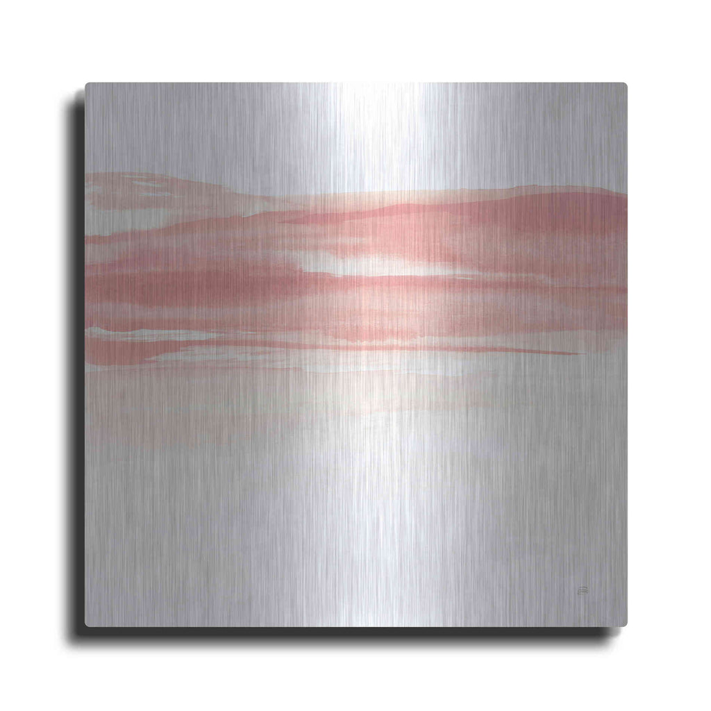 Luxe Metal Art 'Tint Cantaloupe II' by Chris Paschke, Metal Wall Art