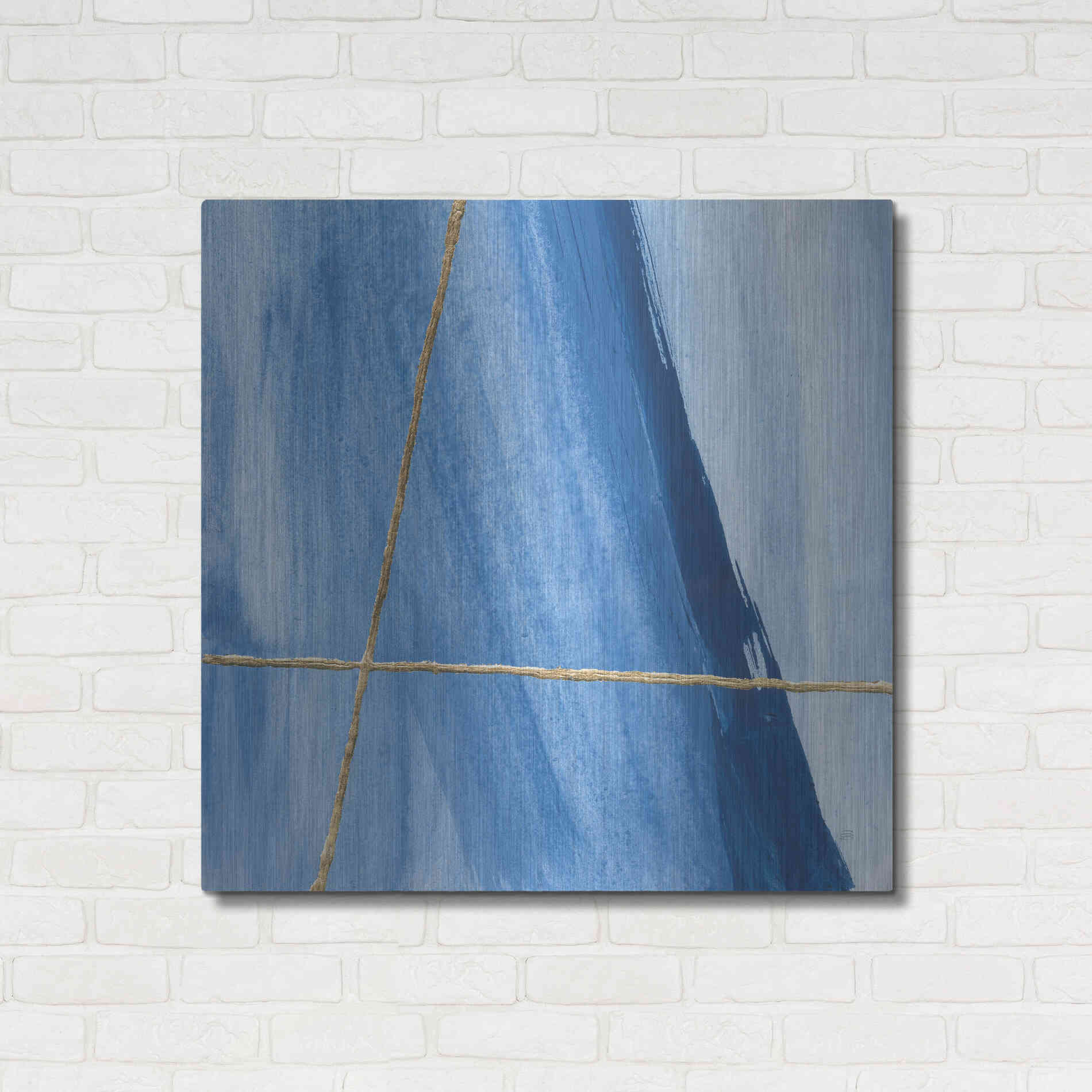 Luxe Metal Art 'Geometrics I' by Chris Paschke, Metal Wall Art,36x36