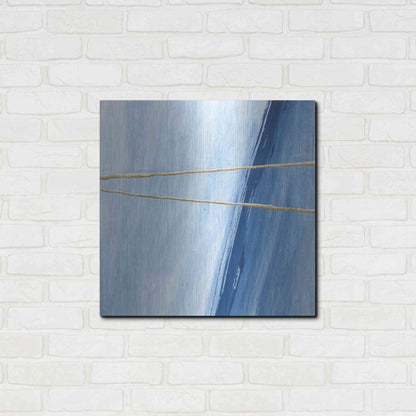 Luxe Metal Art 'Geometrics II' by Chris Paschke, Metal Wall Art,24x24