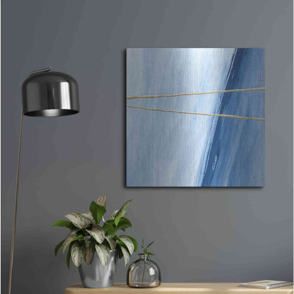 Luxe Metal Art 'Geometrics II' by Chris Paschke, Metal Wall Art,24x24