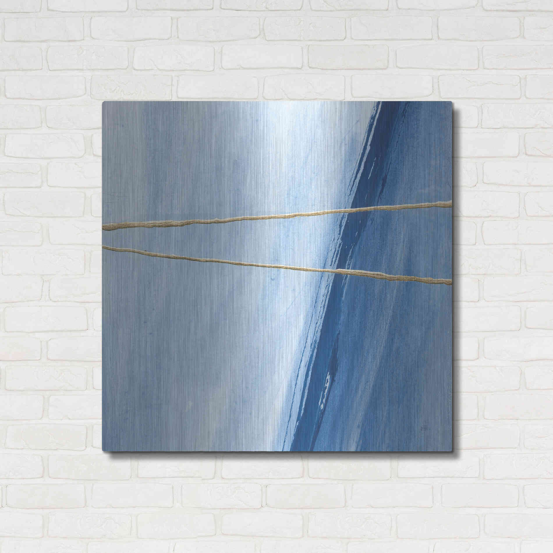 Luxe Metal Art 'Geometrics II' by Chris Paschke, Metal Wall Art,36x36