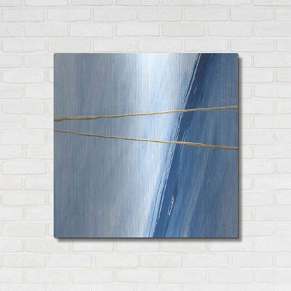 Luxe Metal Art 'Geometrics II' by Chris Paschke, Metal Wall Art,36x36