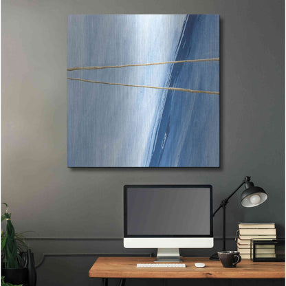 Luxe Metal Art 'Geometrics II' by Chris Paschke, Metal Wall Art,36x36