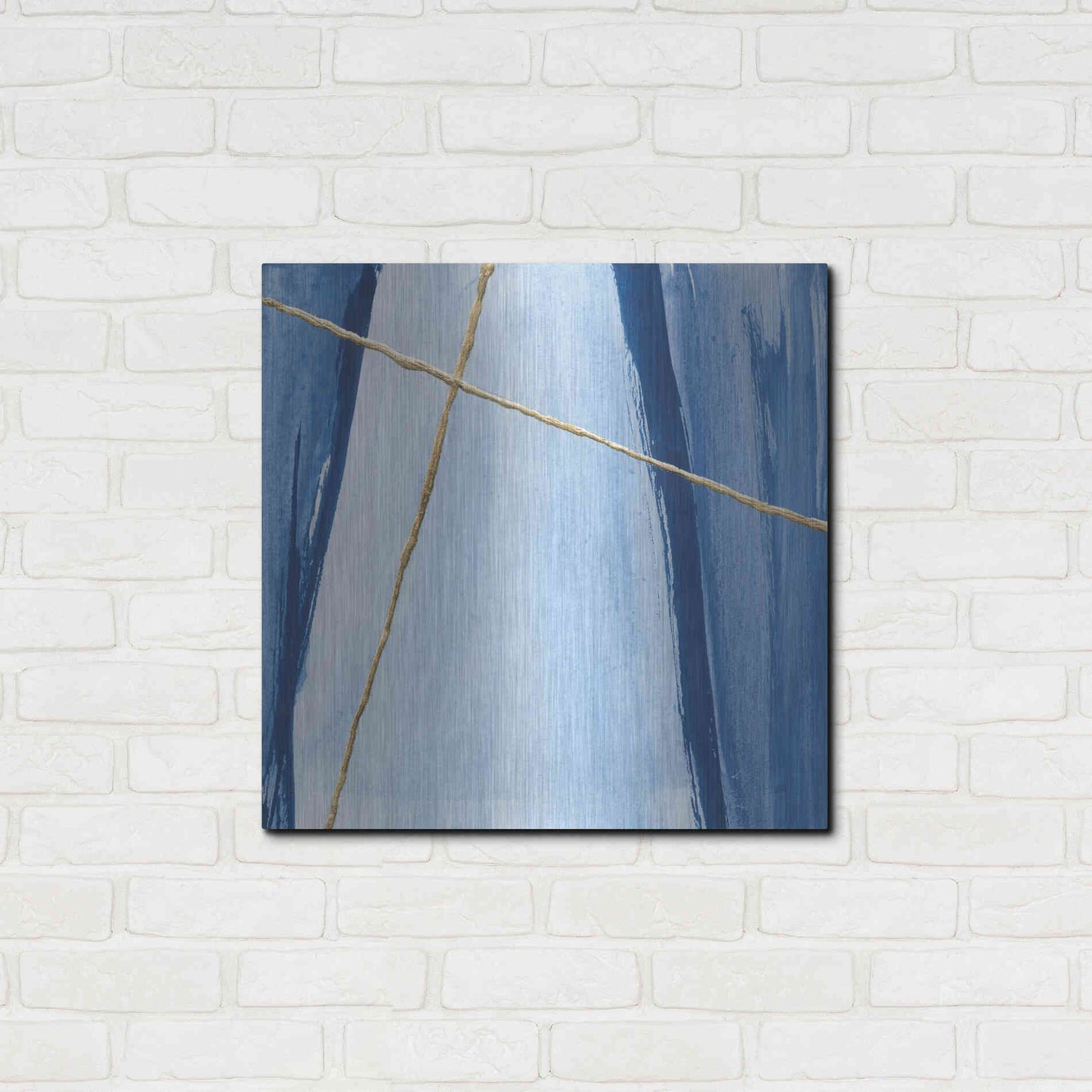 Luxe Metal Art 'Geometrics III' by Chris Paschke, Metal Wall Art,24x24