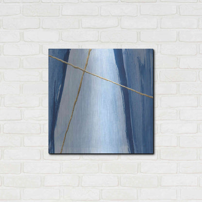 Luxe Metal Art 'Geometrics III' by Chris Paschke, Metal Wall Art,24x24