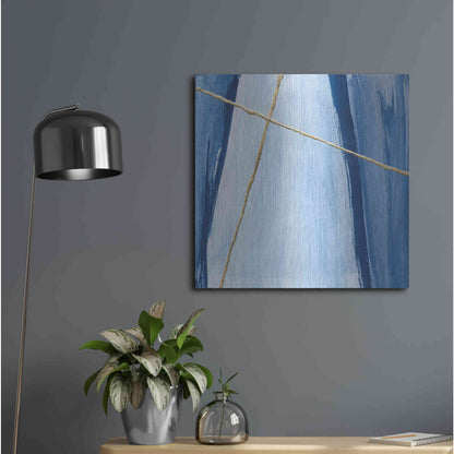 Luxe Metal Art 'Geometrics III' by Chris Paschke, Metal Wall Art,24x24