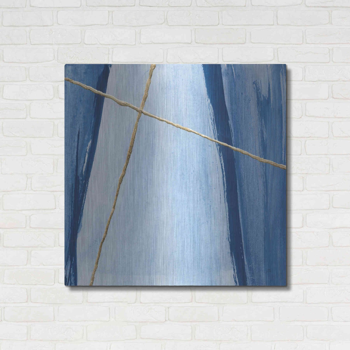 Luxe Metal Art 'Geometrics III' by Chris Paschke, Metal Wall Art,36x36