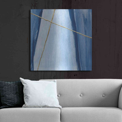 Luxe Metal Art 'Geometrics III' by Chris Paschke, Metal Wall Art,36x36