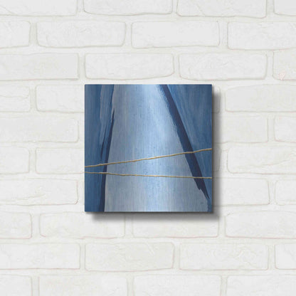 Luxe Metal Art 'Geometrics IV' by Chris Paschke, Metal Wall Art,12x12