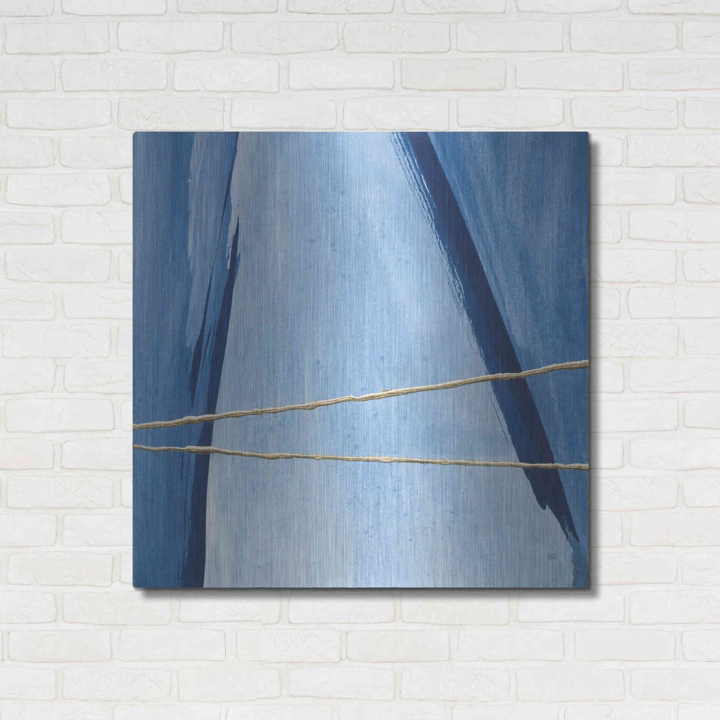 Luxe Metal Art 'Geometrics IV' by Chris Paschke, Metal Wall Art,36x36